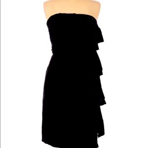 BCBGENERATION RUCHED BLACK PROM WEDDING SPECIAL OCCUPATION DRESS 10